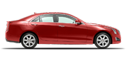 Vehicle in session - 2014 Cadillac ATS 2.0L Turbo AWD Standard Crystal Red