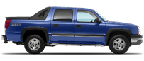 Vehicle in session - 2005 Chevrolet Avalanche 4wd  Arrival Blue