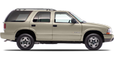 Vehicle in session - 2004 Chevrolet Blazer 4wd 4dr  Sandalwood