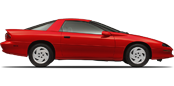 Vehicle in session - 1994 Chevrolet Camaro Z28  Bright Red