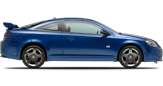 Vehicle in session - 2006 Chevrolet Cobalt Coupe with 5 Lug Wheels SS Supercharged Laser Blue