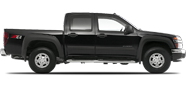 Vehicle in session - 2006 Chevrolet Colorado LT Crew Cab 4wd Z85 Base Model Black