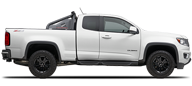 Vehicle in session - 2019 Chevrolet Colorado 4WD Extended Cab Summit White