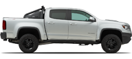Vehicle in session - 2018 Chevrolet Colorado ZR2 Extended Cab Silver Ice