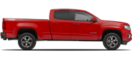 Vehicle in session - 2020 Chevrolet Colorado 4WD Crew Cab Red Hot