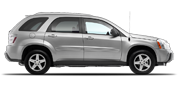Vehicle in session - 2008 Chevrolet Equinox LT FWD Galaxy Silver