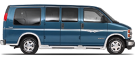 Vehicle in session - 2010 GMC Savana Van 1500 RWD Teal