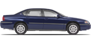 Vehicle in session - 2001 Chevrolet Impala  Navy