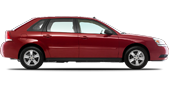 Vehicle in session - 2006 Chevrolet Malibu Maxx SS  Sport Red