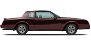 Vehicle in session - 1982 Chevrolet Monte Carlo  Maroon
