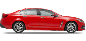 Vehicle in session - 2014 Chevrolet SS Sports Sedan  Red Hot 2