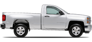 Vehicle in session - 2018 Chevrolet Silverado 1500 2WD Reg Cab w/Performance Brake Silver Ice