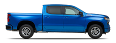Vehicle in session - 2022 Chevrolet Silverado 1500 2WD (New Style) Crew Cab, 275/60-20 Glacier Blue