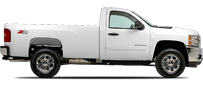 Vehicle in session - 2010 Chevrolet Silverado 2500 HD 2wd Regular Cab Summit White