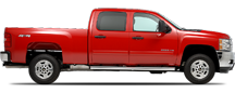 Vehicle in session - 2010 Chevrolet Silverado 2500 HD 2wd Crew Cab Victory Red
