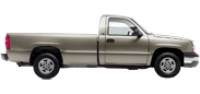 Vehicle in session - 2003 Chevrolet Silverado 1500 2wd Regular Cab Light Pewter