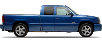 Vehicle in session - 2003 Chevrolet Silverado SS  Arrival Blue