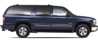 Vehicle in session - 2000 Chevrolet Suburban 4wd  Indigo Blue