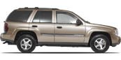 Vehicle in session - 2002 Chevrolet TrailBlazer LTZ 2wd  Sandalwood