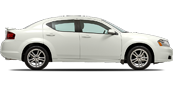 Vehicle in session - 2011 Dodge Avenger Express Stone White