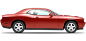 Vehicle in session - 2010 Dodge Challenger SE Inferno Red