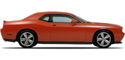 Vehicle in session - 2010 Dodge Challenger SRT8 245/45-20 HEMI Orange