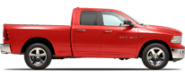 Vehicle in session - 2011 Dodge Ram 1500 4wd Crew Cab Flame Red