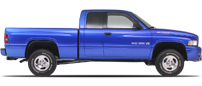 Vehicle in session - 2001 Dodge Ram 2500 QuadCab 4wd  Intense Blue
