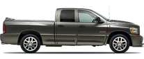 Vehicle in session - 2006 Dodge Ram SRT-10 Quad Cab Mineral Gray