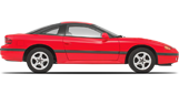 Vehicle in session - 1992 Dodge Stealth R/T Turbo  Scarlet Red