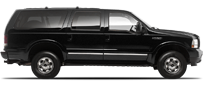 Vehicle in session - 2004 Ford Excursion XLS 4wd  Black
