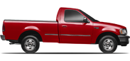 Vehicle in session - 1998 Ford F150 XLT 2WD 235/70-16 Red