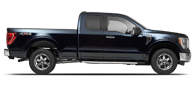 Vehicle in session - 2024 Ford F150 2WD SuperCab 275/60-20 Antimatter Blue