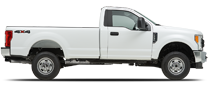 Vehicle in session - 2020 Ford F250 4WD Regular Cab Oxford White