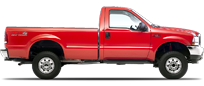 Vehicle in session - 2006 Ford F250 Regular Cab 2wd  Red