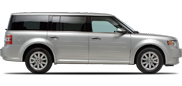 Vehicle in session - 2011 Ford Flex V6 with EcoBoost AWD SEL Brilliant Silver