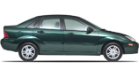 Vehicle in session - 2001 Ford Focus SE Sedan  Rainforest