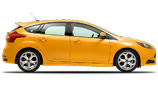 Vehicle in session - 2013 Ford Focus ST  Tangerine Scream