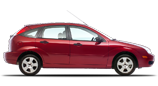 Vehicle in session - 2007 Ford Focus ZX5 5-Door Hatchback SES Toreador Red