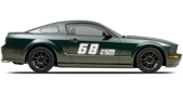 Vehicle in session - 2007 Ford Mustang GT SCCA Club Spec Standard Brakes Highland Green