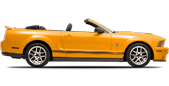 Vehicle in session - 2007 Ford Mustang Shelby GT500 Convertible Grabber Orange