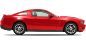 Vehicle in session - 2011 Ford Mustang Coupe Automatic Transmission Race Red