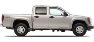 Vehicle in session - 2009 GMC Canyon SLE Crew Cab V8 2wd Z71 Silver Birch