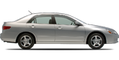 Vehicle in session - 2005 Honda Accord Hybrid  Silver Frost