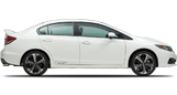 Vehicle in session - 2014 Honda Civic Si Sedan With OE Metal Valve Stem Tafetta White