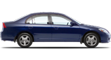 Vehicle in session - 2005 Honda Civic SI Sedan  Eternal Blue