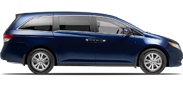 Vehicle in session - 2016 Honda Odyssey Touring Obsidian Blue