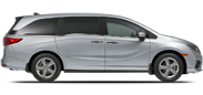Vehicle in session - 2021 Honda Odyssey EX Lunar Silver