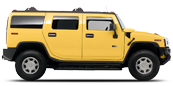 Vehicle in session - 2003 HUMMER H2  Yellow