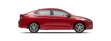 Vehicle in session - 2018 Hyundai Accent Sedan SE Pomegranate Red